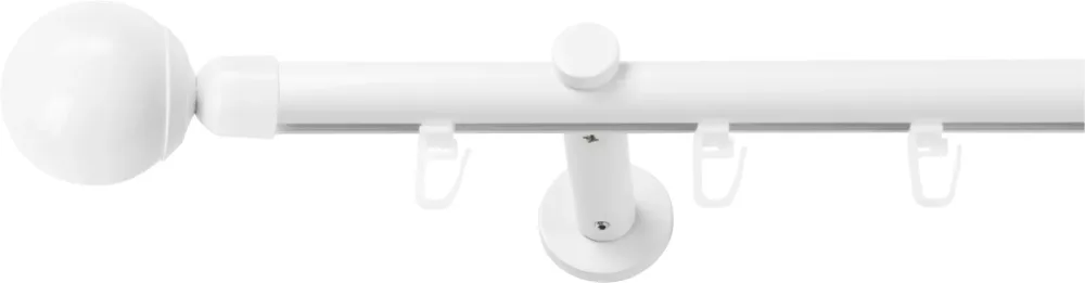 SN DECO GROUP Gardinenstange Ø 19 mm 1 läufig-läufig Fixmass;kürzbar