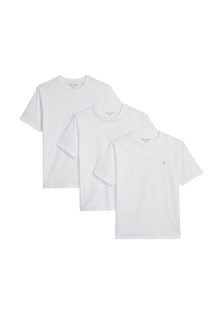 Marc OPolo T-Shirt Packung, 3 Dreierpack, regular fit aus reiner Bio-Baumwolle