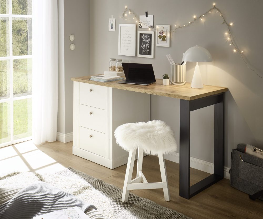 Home affaire Schreibtisch »WESTMINSTER«, im romantischen Landhausstil, Breite 138 cm, exclusiv by Otto