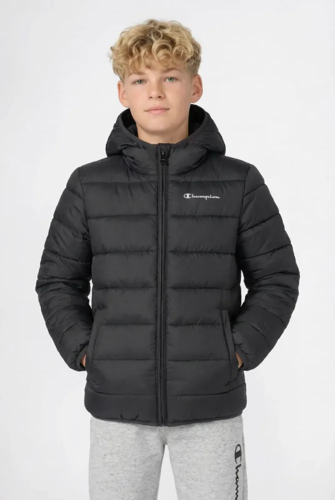 Champion Gesteppte Jacke - Black L Kids