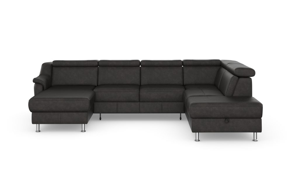 sit&more Wohnlandschaft »Freetown«, inklusive Kopfteilverstellung und komfortablem Federkern, wahlweise mit Bettfunktion und Stauraum
