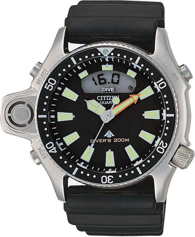 Citizen Taucheruhr »Promaster Diver«, Armbanduhr, Quarzuhr, Herrenuhr, bis 20 bar wasserdicht, Datum
