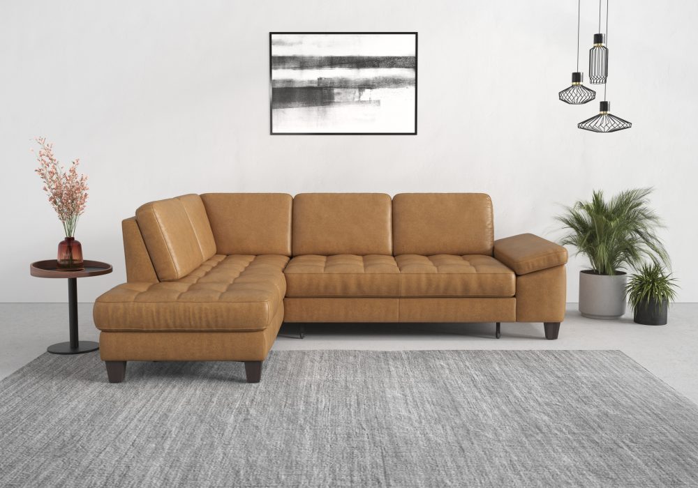 sit&more Ecksofa, mit Ottomane, mit oder ohne Bettfunktion, Bettkasten, Verstellung