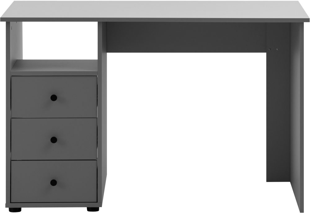 Schildmeyer Schreibtisch »Smash, Breite 115 cm«, 3 Schubladen mit Teilauszug und Metallbeschlägen