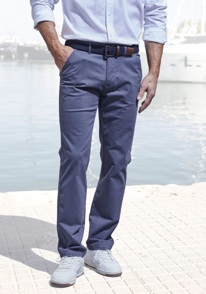 John Devin Chinohose »regular-fit«, aus elastischer Baumwoll-Qualität