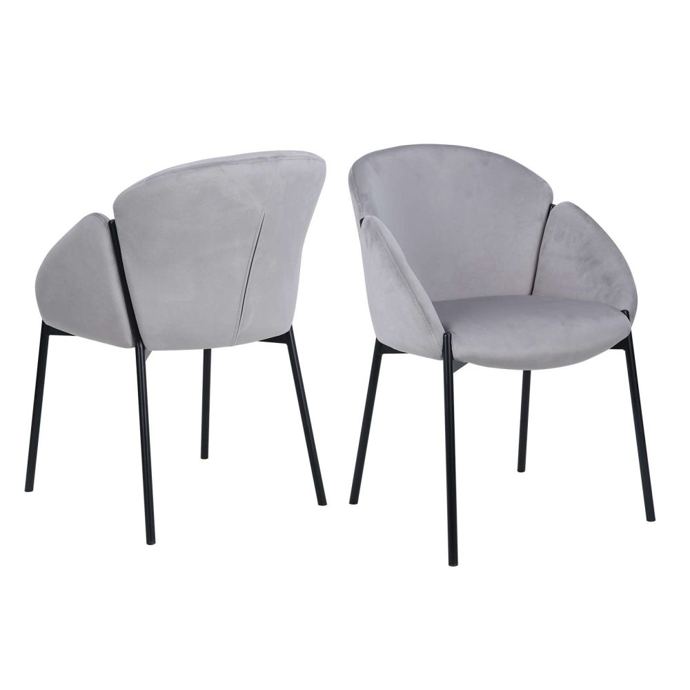 GOODproduct Esszimmerstuhl »Westfox« () 2 Stk.gepolsterte Rückenlehne, Armlehne und Sitzfläche, Sitzhöhe 49 cm