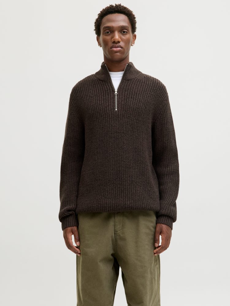 Jack & Jones Troyer »JORBLEECKER KNIT HALF ZIP BF«