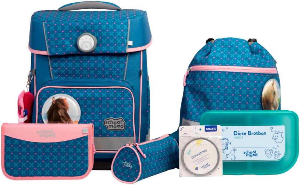 SCHOOL-MOOD® Schulranzen »Champion Pro«, retroreflektierende Flächen
