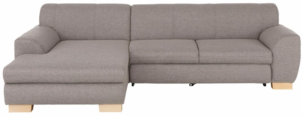 Home affaire Ecksofa »Nika«, Polsterecke, Struktur fein oder Melrose/Struktur, wahlweise mit Bettfunktion