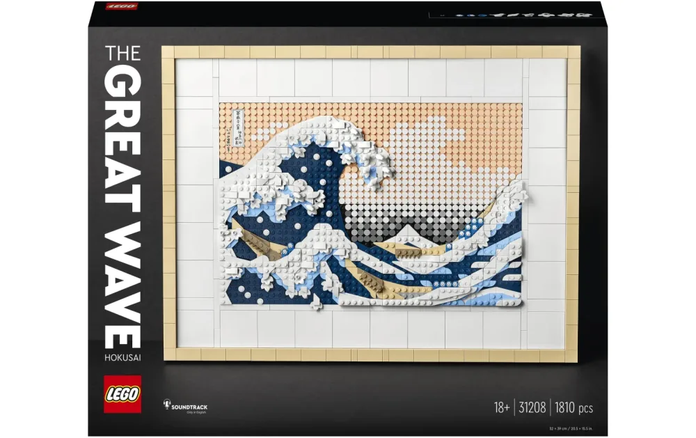 LEGO® - 31208 Hokusai – Große Welle, Multicolor