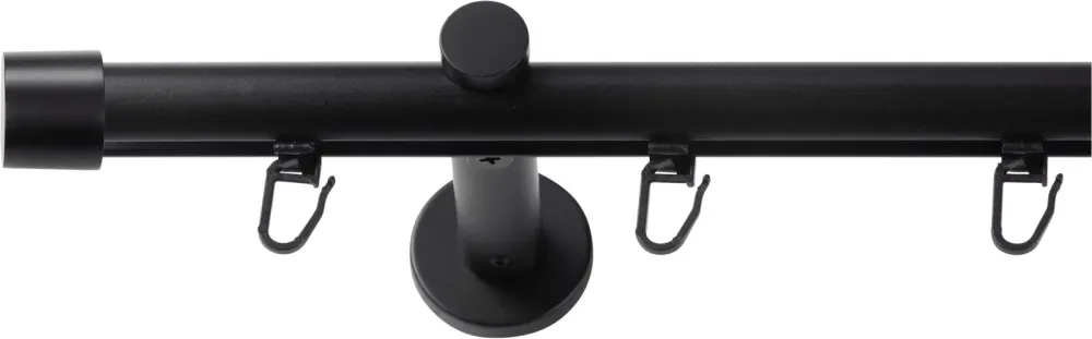 SN DECO GROUP Gardinenstange Ø 19 mm 1 läufig-läufig Fixmass;kürzbar