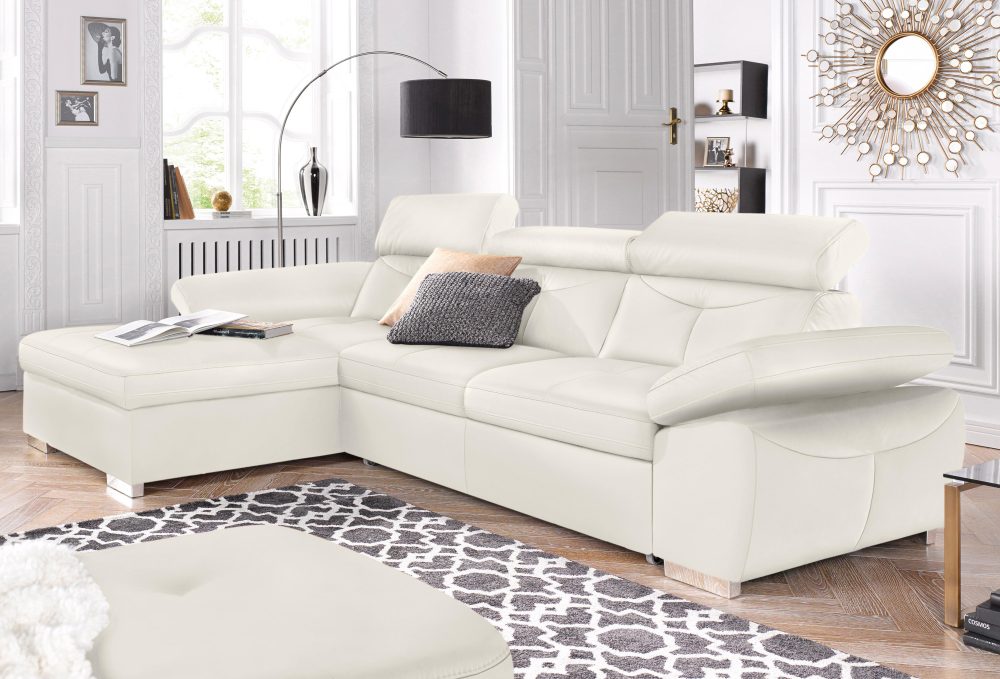 exxpo - sofa fashion Ecksofa, wahlweise mit Bettfunktion und Bettkasten