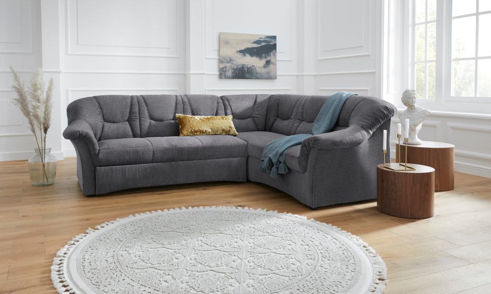 DOMO collection Ecksofa »Sarafina«, wahlweise mit Bettfunktion, optional mit Federkern