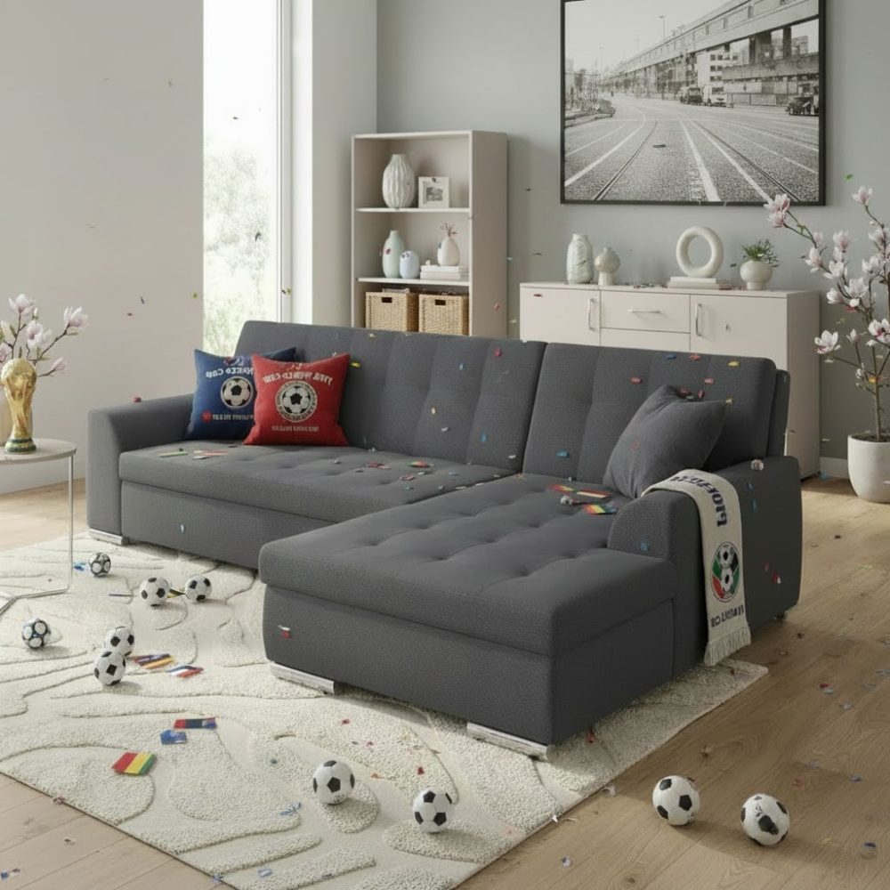 DOMO collection Ecksofa »Treviso«, wahlweise mit Bettfunktion