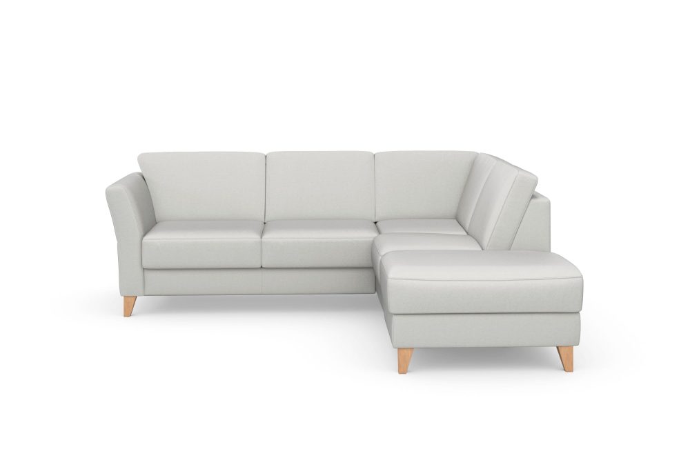 sit&more Ecksofa »Visby V«, Wahlweise mit Bettfunktion und Stauraum, frei im Raum stellbar, mit Federkern, auch erhältlich in dem besonders leicht mit Wasser zu reinigendem 