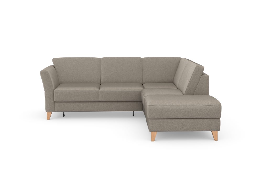 sit&more Ecksofa »Visby V«, Wahlweise mit Bettfunktion und Stauraum, frei im Raum stellbar, mit Federkern, auch erhältlich in dem besonders leicht mit Wasser zu reinigendem 