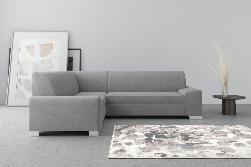 DOMO collection Ecksofa »Anzio«, Wahlweise mit Bettfunktion und Federkern
