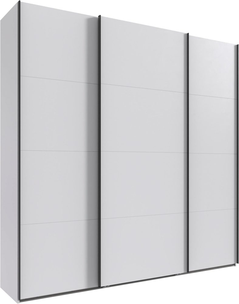 Wimex Kleiderschrank »Mugano, Made in Germany, Lieferung bis in Deine Etage und Stellort«, (wähle Deine Ausstattung: Basic oder Premium!), 3 Schwebetüren, grosse Grössen, mit oder ohne Spiegel, Metallgriffe