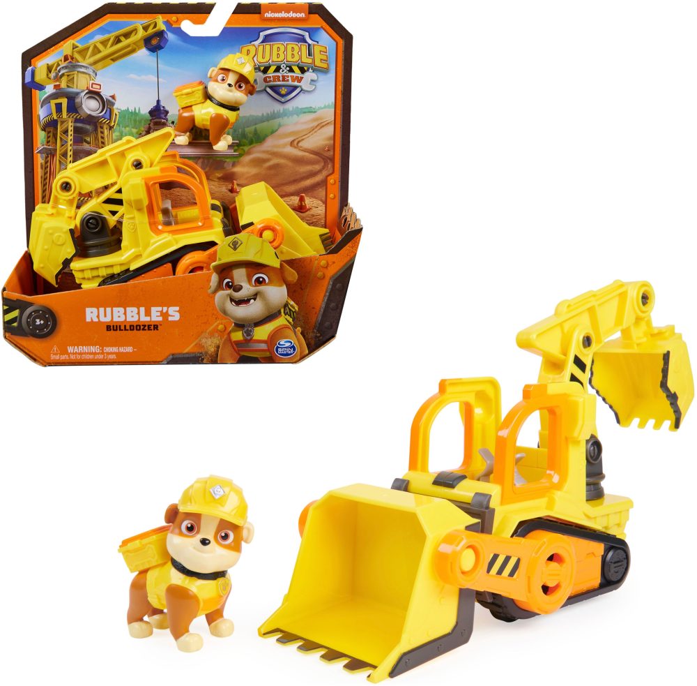 Rubble & Crew - Planierraupen-Baufahrzeug mit Rubble-Figur (Basis Fahrzeug)