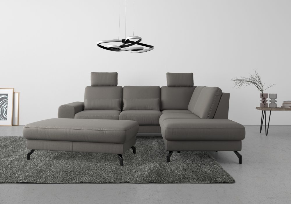 sit&more Ecksofa »Cinturo«, inklusive Sitztiefenverstellung und Federkern