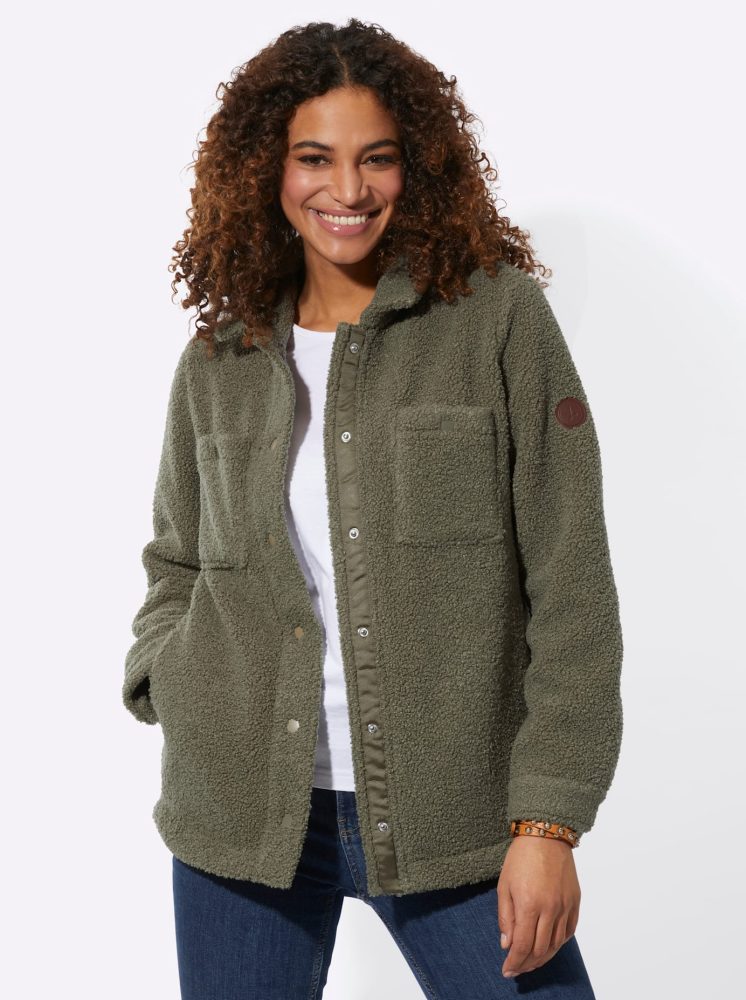 Casual Looks Langjacke ohne Kapuze