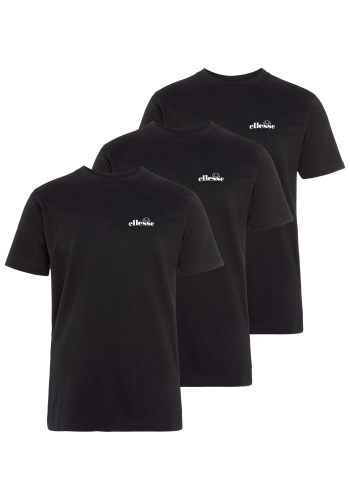 Ellesse T-Shirt »AZZINI TEE (3 PACK)«, (Packung, 3 tlg.)