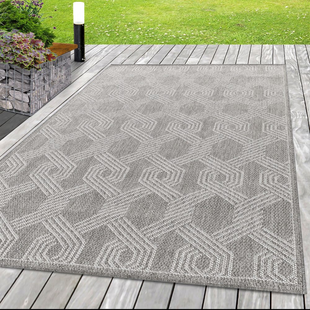 Ayyildiz Teppiche Teppich »ARUBA«, rechteckig, 6 mm Höhe, Pflegeleicht, Modern, In- und Outdoor geeignet