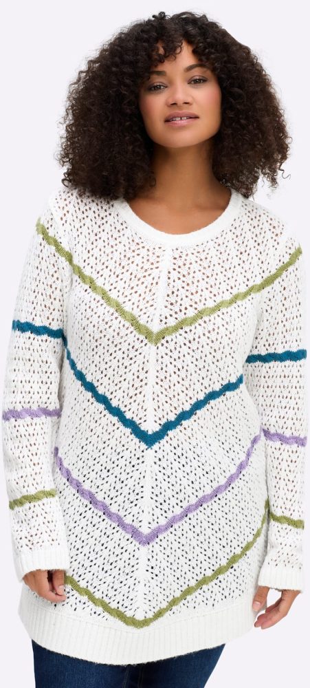 Sheego Rundhalspullover »Pullover«