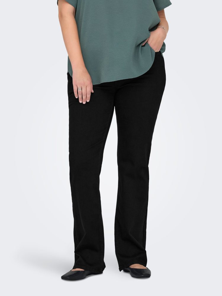 ONLY CARMAKOMA High-waist-Jeans »CARWILLY HW FLARED PIM2343 DNM«