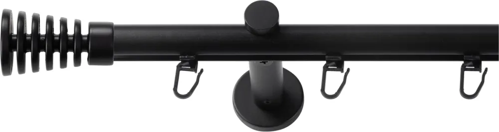 SN DECO GROUP Gardinenstange Ø 19 mm 1 läufig-läufig Fixmass;kürzbar