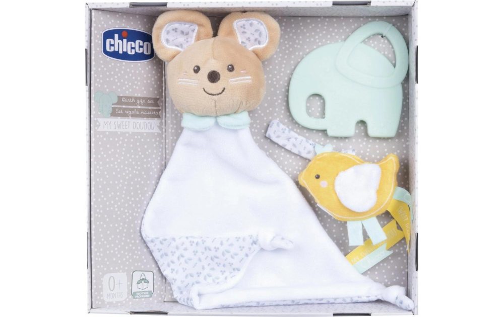Chicco Schmusetuch »Baby-Set«, (3 tlg.)