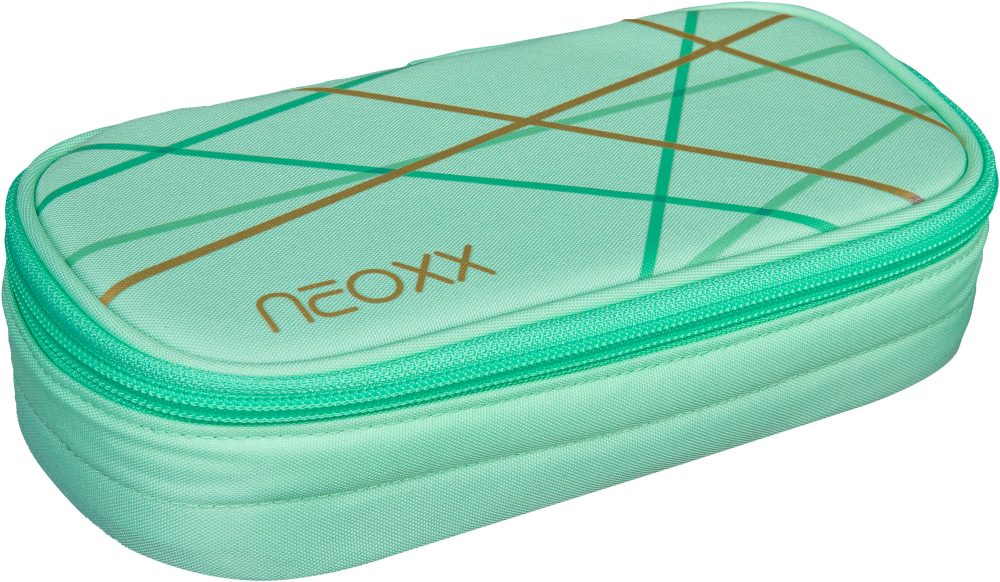 neoxx Schreibgeräteetui »Schlamperbox, Jump, Mint To Be«, teilweise aus recyceltem Material