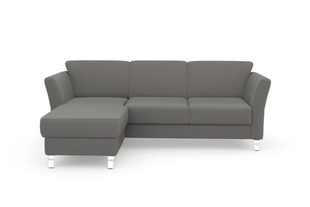 sit&more Ecksofa »Visby V«, wahlweise mit Bettfunktion und Bettkasten, frei im Raum stellbar, mit Federkern, auch erhältlich in dem besonders leicht mit Wasser zu reinigendem 