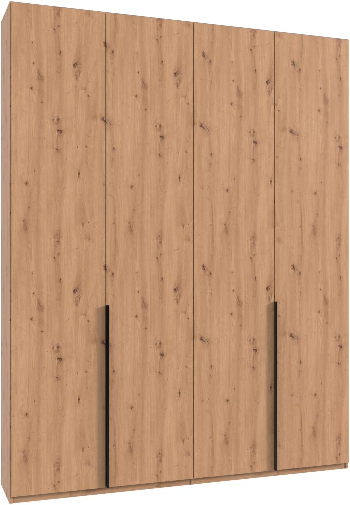 Wimex Kleiderschrank »Mugano,in 8 Breiten,3 Höhen,2 Tiefen, viele Farben, Made in Germany«, (in Basic oder Premium Ausstattung mit 2 weiteren Einlegeböden), mit langen oder kurzen Griffen aus Metall, mit oder ohne Spiegel