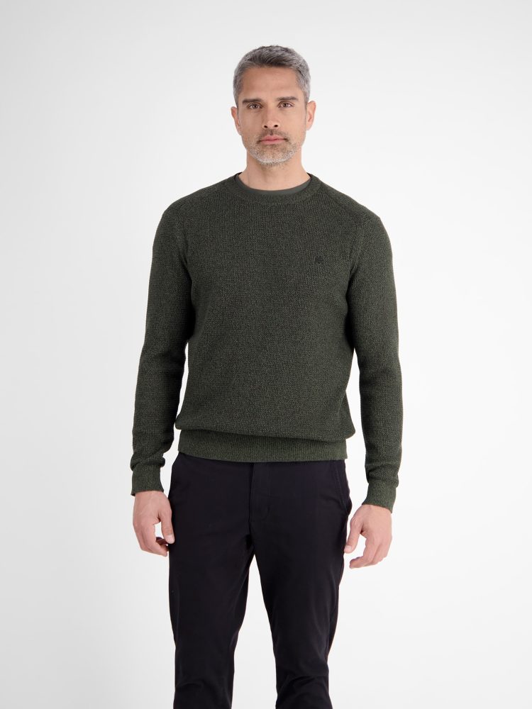 LERROS Strickpullover »LERROS Herren Strickpullover in Strukturqualität«