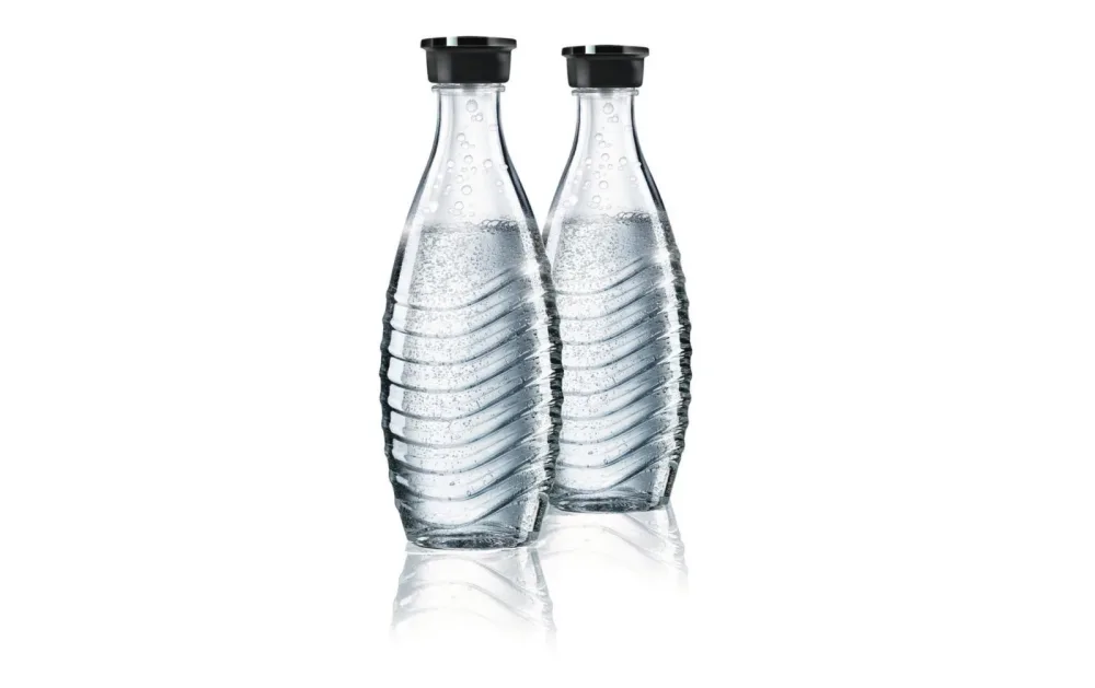 Sodastream Glaskaraffe 615ml mit Drehverschluss - Duopack