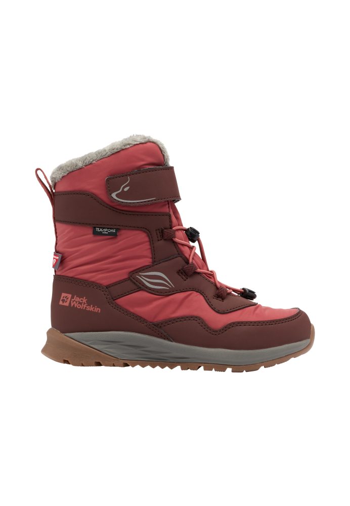 Jack Wolfskin Wasserdichte Winterstiefel Kinder Polar Bear-g Texapore High VC Kids 37 dark mahogany Dark Mahogany