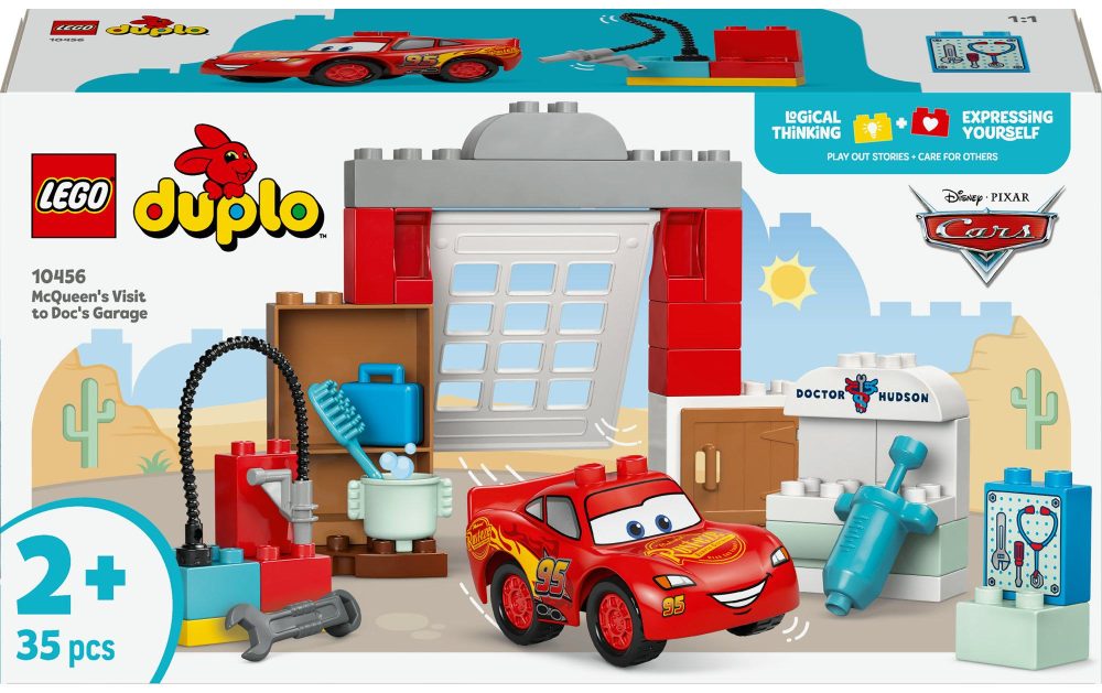 LEGO® - 10456 McQueens Besuch in Docs Werkstatt, Multicolor