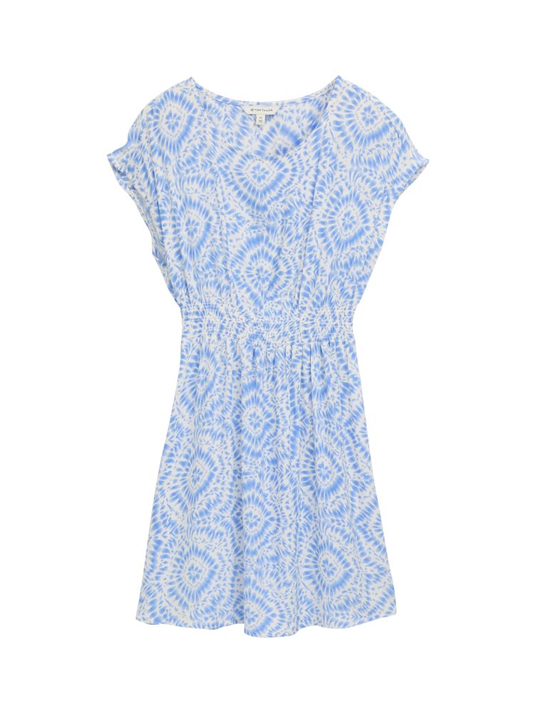 TOM TAILOR A-Linien-Kleid mit All-Over Print