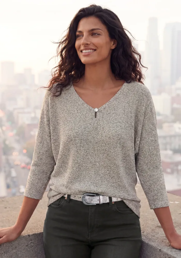 LASCANA 3/4-Arm-Shirt 