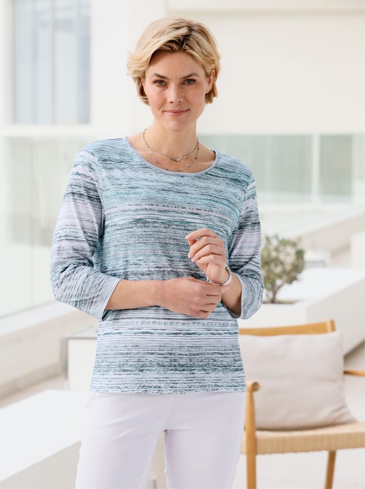 Casual Looks 3/4-Arm-Shirt »Druck-Shirt«, (1 tlg.)