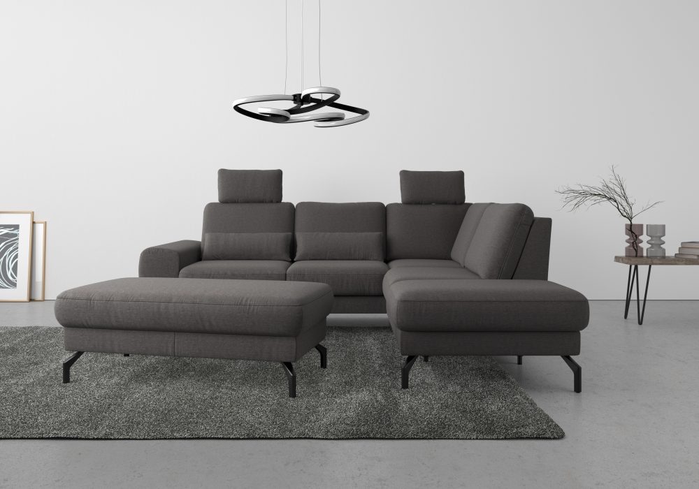 sit&more Ecksofa »Cinturo«, inklusive Sitztiefenverstellung und Federkern