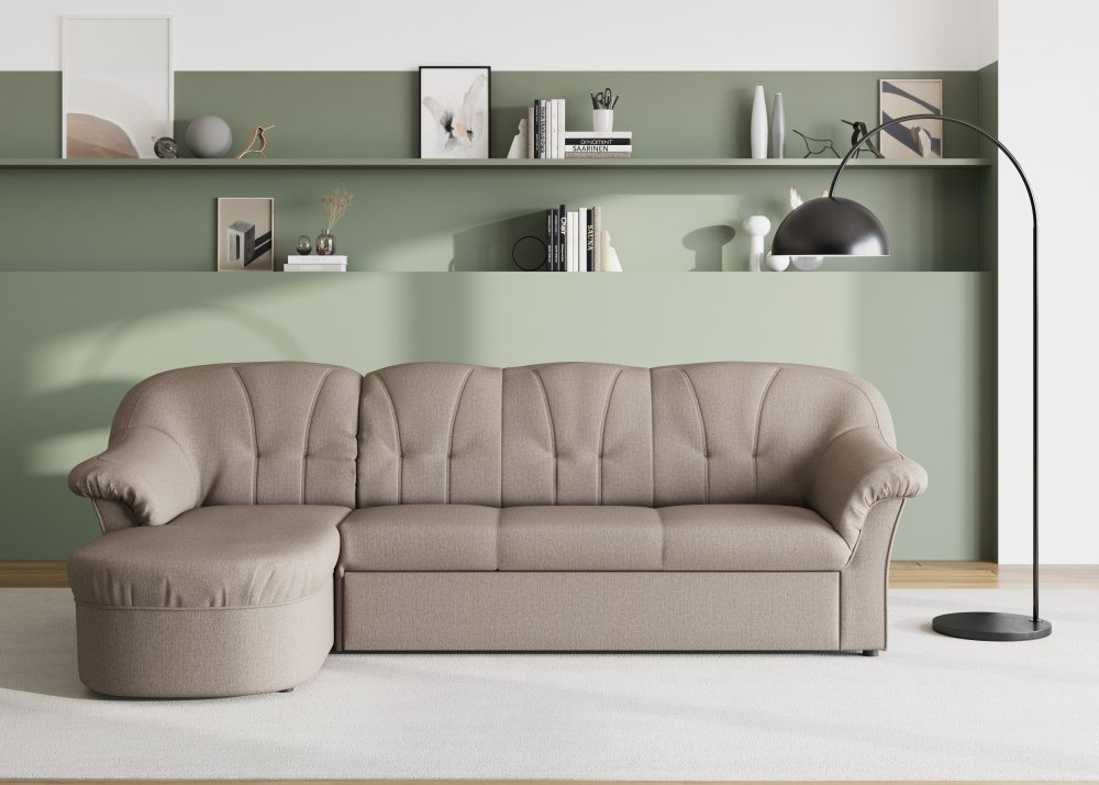 DOMO collection Ecksofa »Pegnitz«, wahlweise mit Bettfunktion