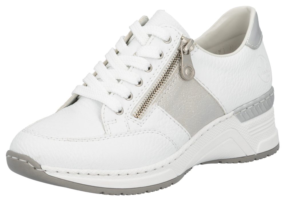 Rieker Damen Schnürschuh Weiss