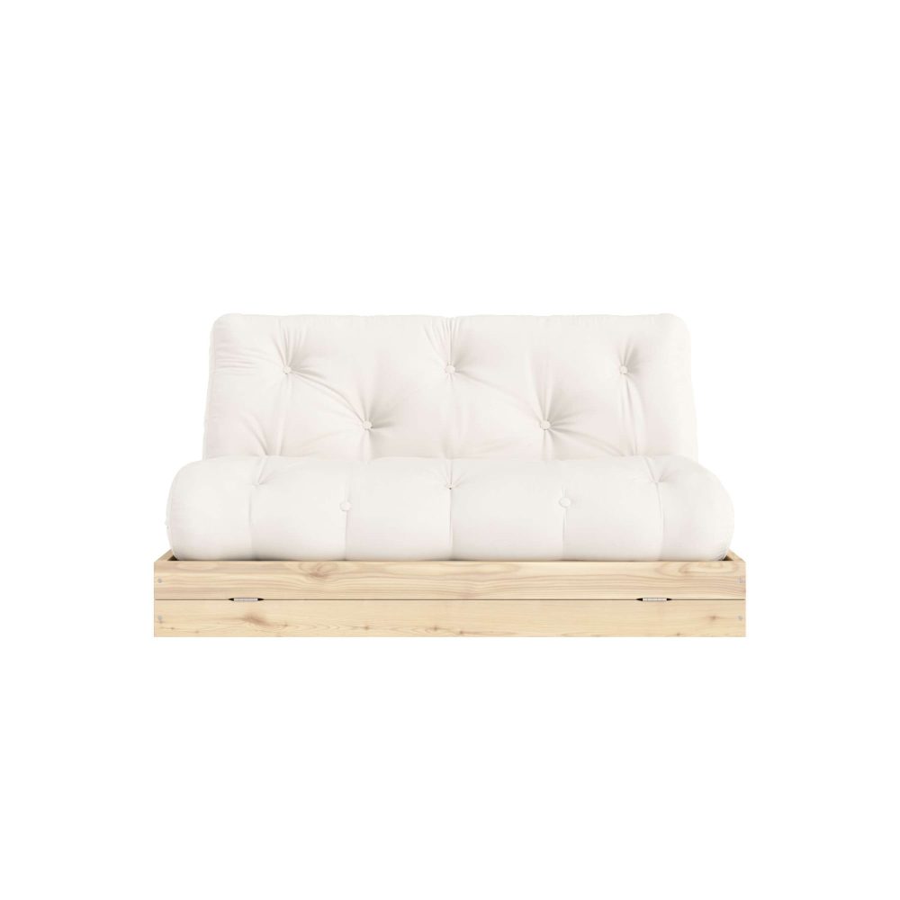 Karup Design Schlafsofa »Flip Sofabed, Made in Europe, mehrere Farben, vielseitig einsetzbar«, (B/H/T Sofa: ca 145 x 83 x 98,5 cm, Bett: ca 145 x 21 x 200 cm), inkl. handgefertigte Futonmatratze, FSC®-zertifiziertes Massivholz