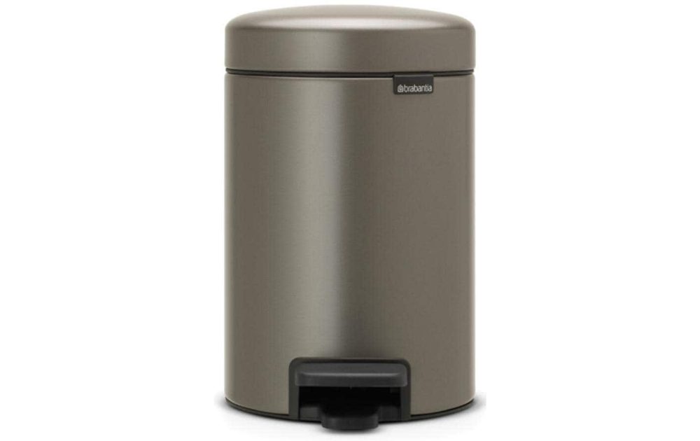 BRABANTIA - Treteimer NEWICON - beigegrau - Metall - 17cm/17cm