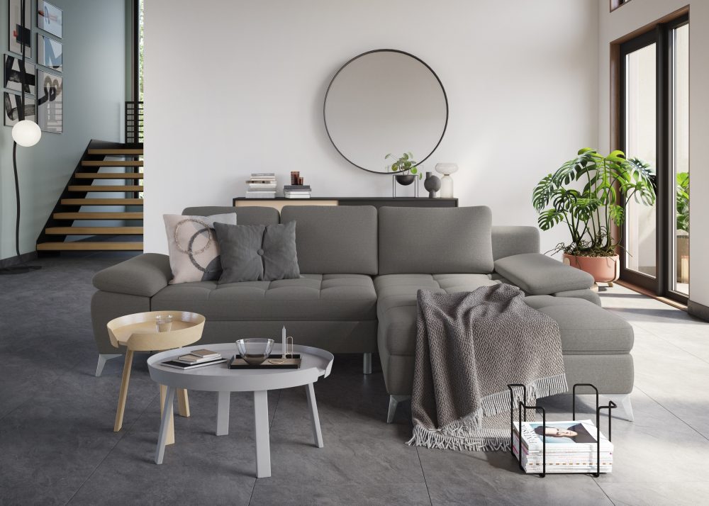 sit&more Ecksofa, mit Recamiere, wahlweise mit Bettfunktion und Bettkasten
