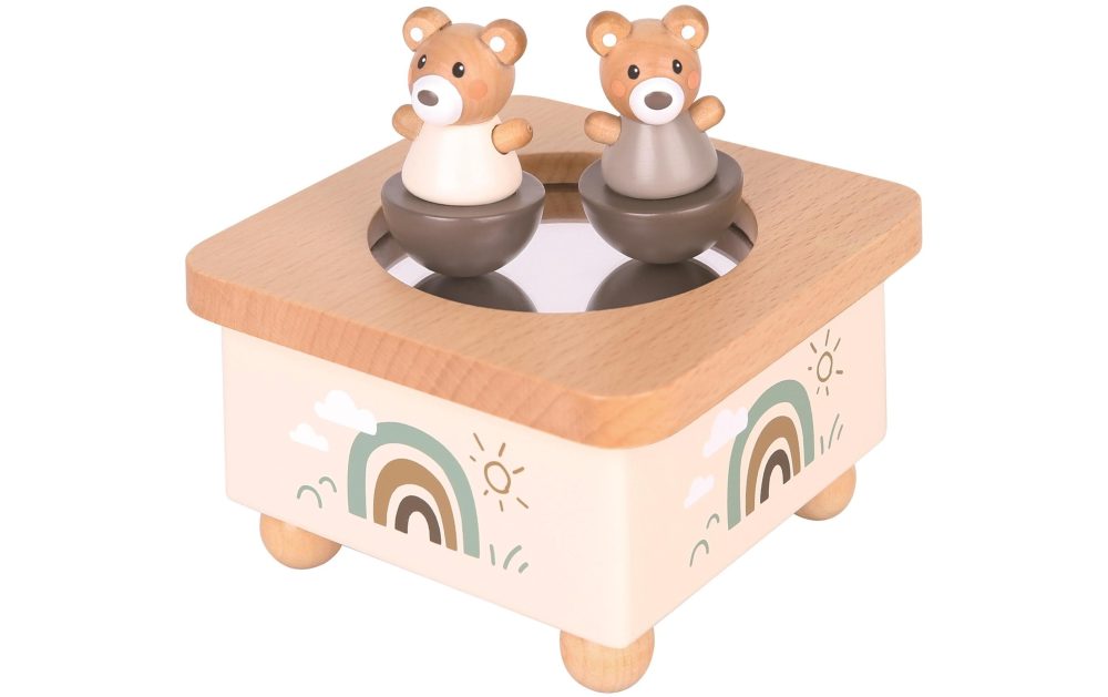 Spielba Holzspielwaren Musikspieldose Bär