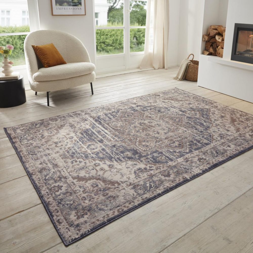 HANSE Home Teppich »Sand«, rechteckig, 8 mm Höhe, strapazierfähig, robust, pflegeleicht, ringsum gekettelt, geeignet für Fussbodenheizung