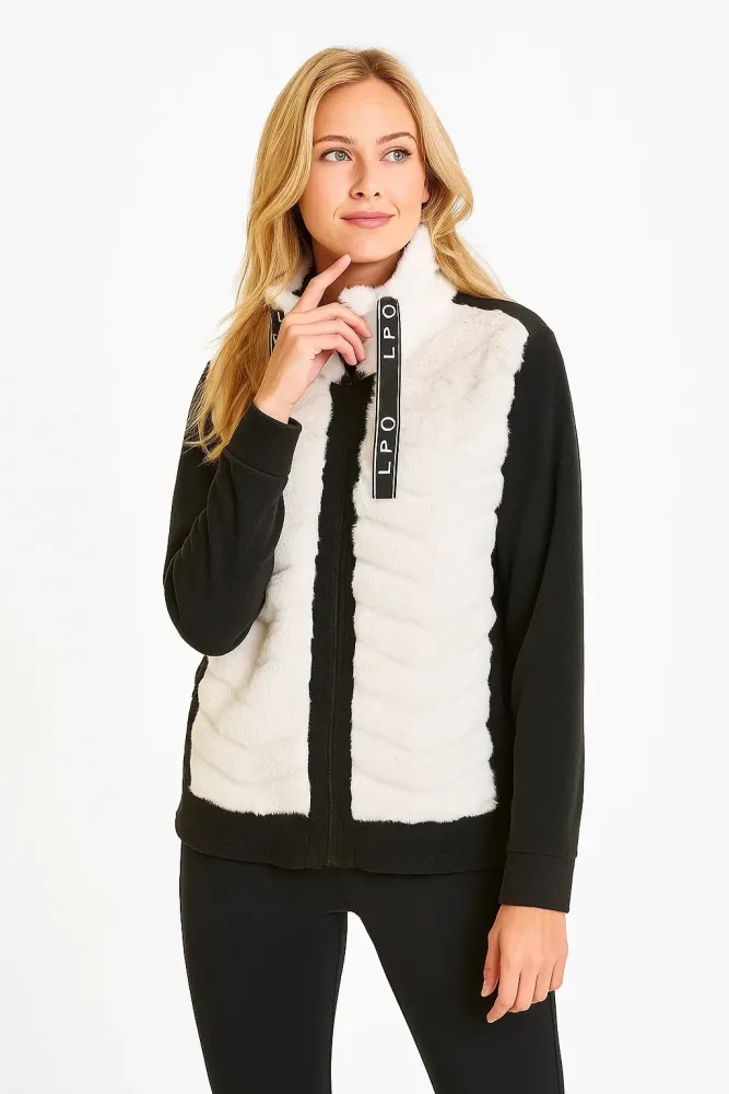 LPO Damen Fleecejacke Lula weiss | 44